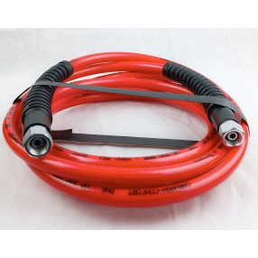   Nagynyomású tömlő önkiszolgáló mosóhoz, ultrakönnyű, piros, 5 m, 3/8"B