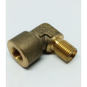 Nagynyomású közcsavar, könyök, 1/4"m-1/4" f