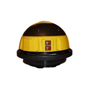 Porszívó fej 2 motoros, komplett, sárga.