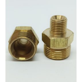 Nagynyomású közcsavar, 1/4"m kúpos-M22m