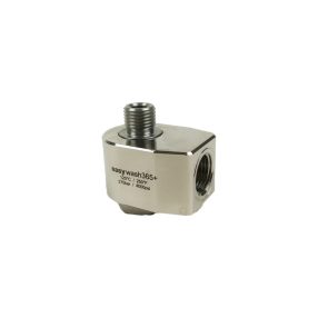   Nagynyomású forgócsatlakozó 90fok, 1/4-3/8" NPT, zéger nélküli!
