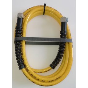   Nagynyomású tömlő önkiszolgáló mosóhoz, ultrakönnyű, sárga, 3,7m, 1/4"