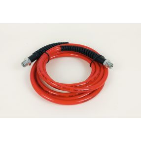   Nagynyomású tömlő önkiszolgáló mosóhoz, ultrakönnyű, piros, 4,2 m, 3/8" Külső