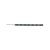 Mosószár, kefeszár, inox, fekete, ST-29 90/70 cm egyenes