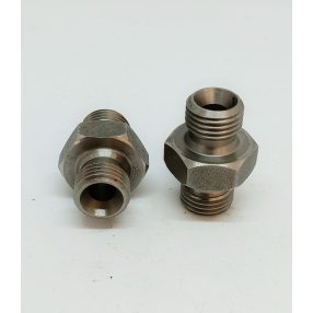 Nagynyomású közcsavar, inox, 1/4"m-1/4"m