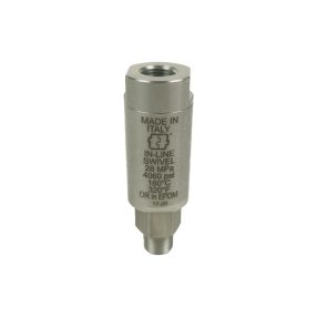 Nagynyomású forgócsatlakozó, egyenes 1/4", olasz