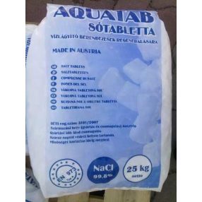   Sótabletta (99,8%) vízlágyító berendezések regenerálásához