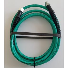   Nagynyomású tömlő önkiszolgáló mosókhoz, zöld, 4 méter, 3/8"B-K és 